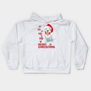 Staffie - Ho, Ho Ho, Merry Christmas! Especially for Staffordshire Bull Terrier Dog Lovers! Kids Hoodie